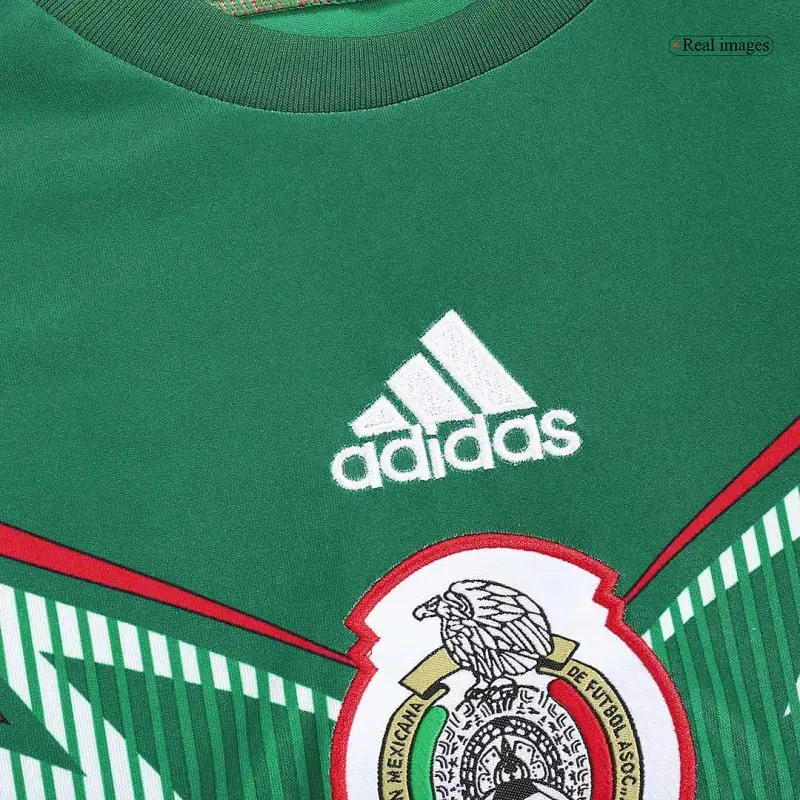 Mexico World Cup 2014 Retro Home Jersey - 图片 13
