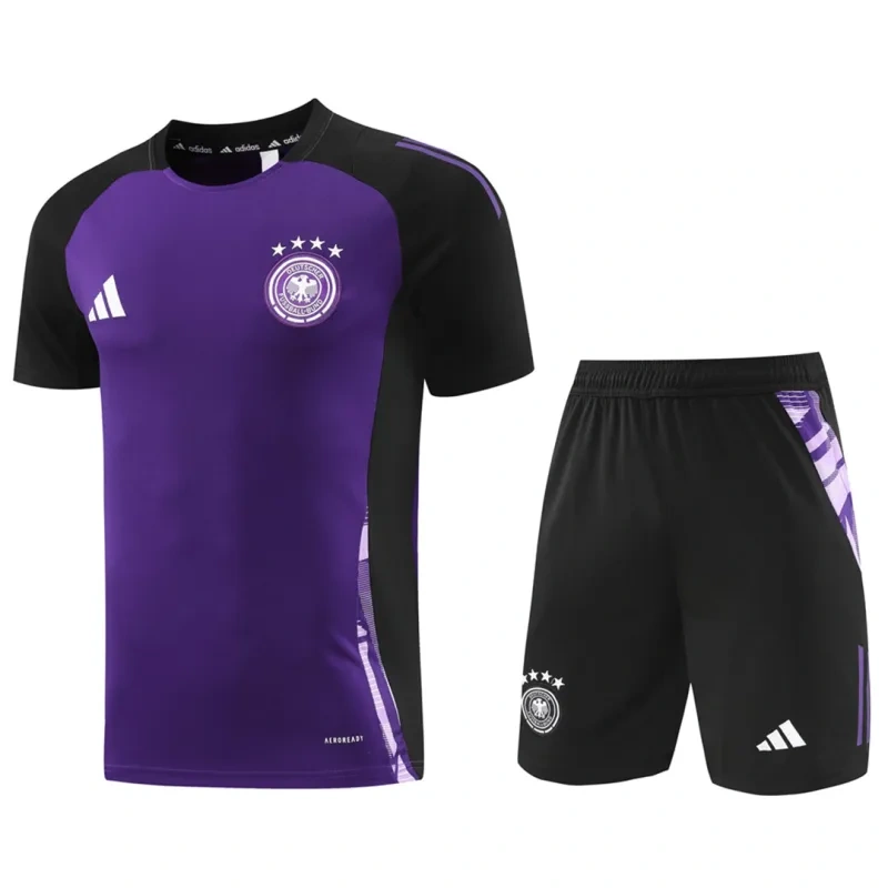 2024 Germany Euro Purple Training Kit Jersey+Shorts - 图片 4