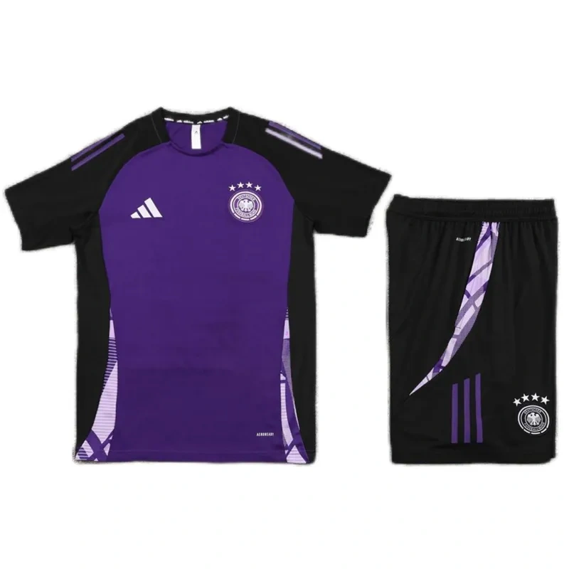 2024 Germany Euro Purple Training Kit Jersey+Shorts - 图片 3