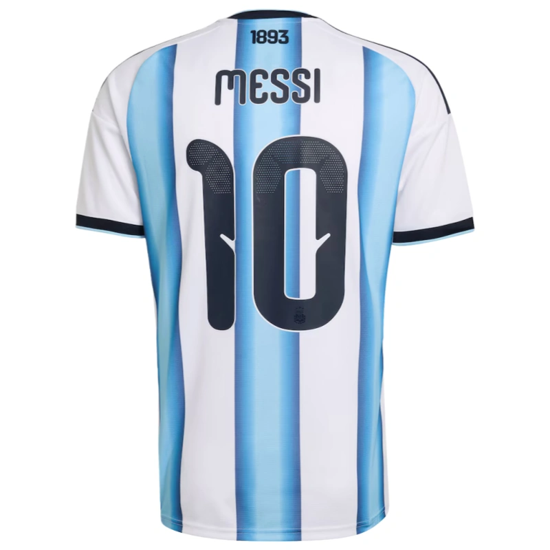 2026 Argentina World cup Home Soccer Uniform Kids Kit jersey+Shorts - 图片 3