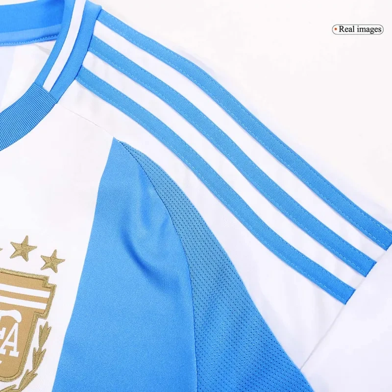 2024 Nation Argentina Home Jersey Messi #10 Di Maria #11 J.Álvarez #9 Copa America - 图片 5