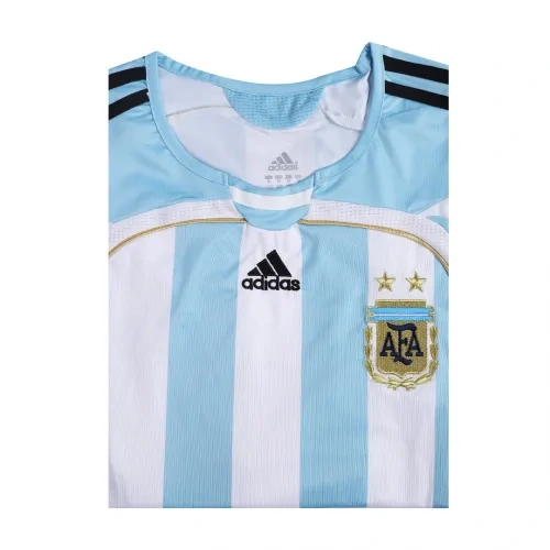 Argentina World Cup 2006 Retro Jersey Home - 图片 12