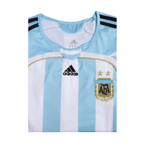 Argentina World Cup 2006 Retro Jersey Home - 图片 7