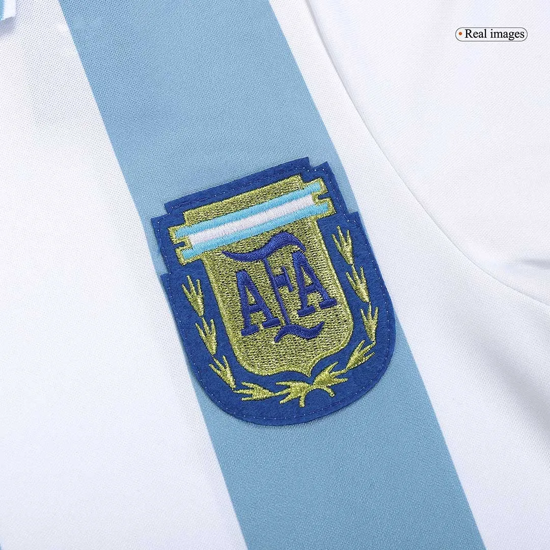 Retro Argentina 1991 Home Jersey - 图片 4
