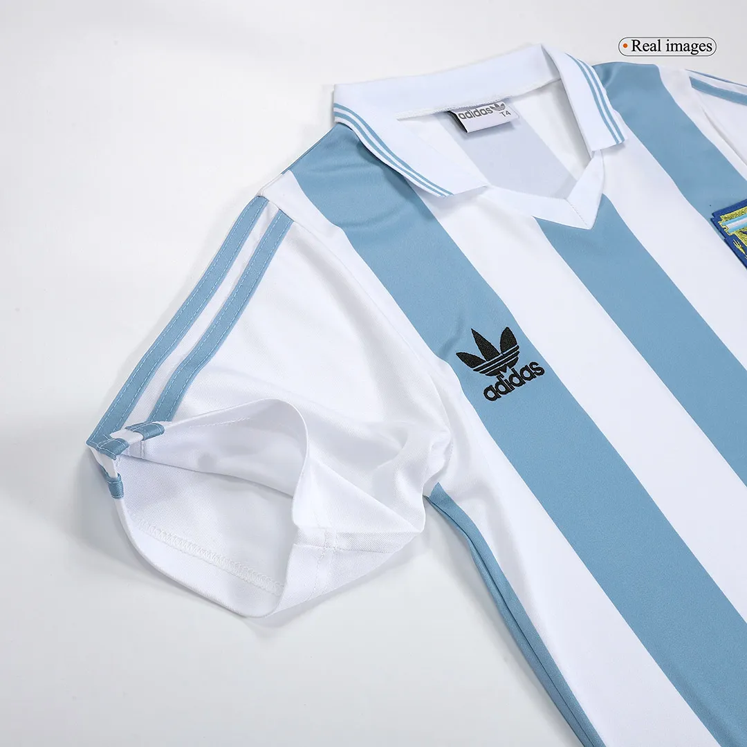 Retro Argentina 1991 Home Jersey - 图片 3