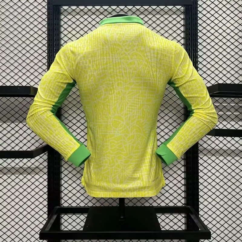 Nike Authentic Soccer Jersey Brazil Home Shirt Long Sleeve 2024 - 图片 3