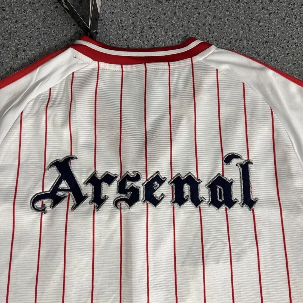 Arsenal Baseball style Pre Match Casual Training Soccer shirt 25-26 - 图片 3