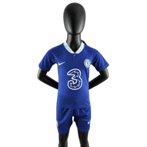 22-23 Chelsea home kids kit