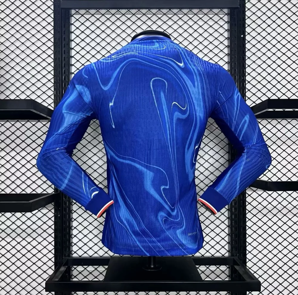 2024-25 Chelsea Club Home Player Version Long Sleeve Football Shirt - 图片 4