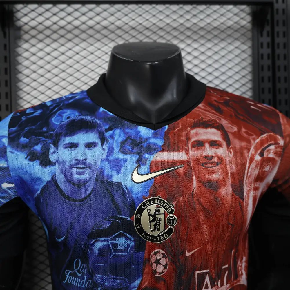 Manchester United Chelsea Messi Ronaldo Joint Commemorative Shirt 25-26 - 图片 6