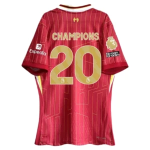 Liverpool Shirt Home Stadium Jersey 24-25 - CHAMPIONS 20