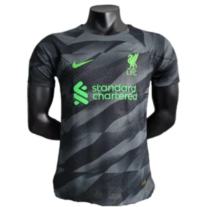 Liverpool Player Version Goalkeeper Black Football Shirt 2023/2024