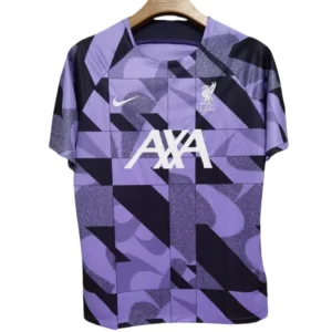 Liverpool Training Wear Purple Football Shirt 2023/2024