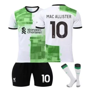 Liverpool Away Soccer Jersey Kit(Jersey+Shorts+Socks) 2023/2024