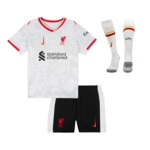 Kids Liverpool Custom Third Away Full Soccer Kits 2024-25