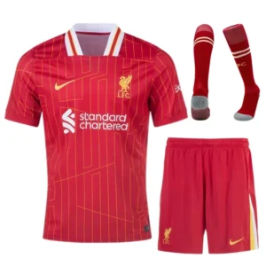 Liverpool 2024/25 Home Full Kit(Jersey+Shorts+Socks)