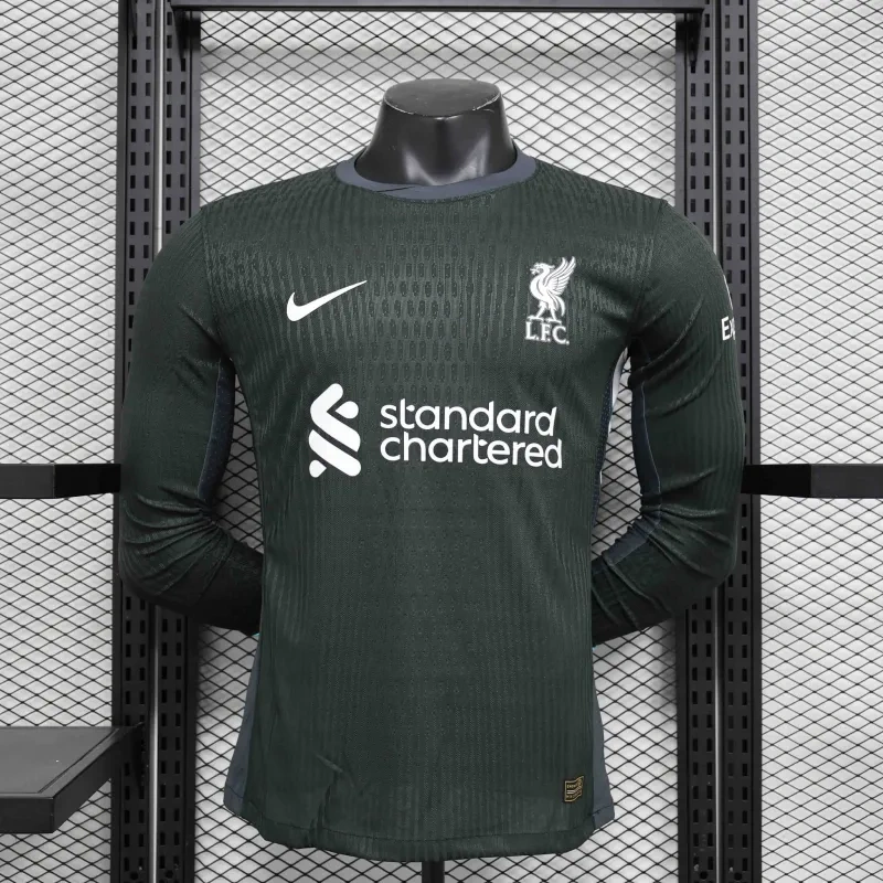 24-25 Liverpool Away Player Version Long Sleeve Jersey - 图片 4