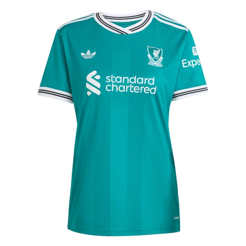 Liverpool Third away green football jersey Fan version 2025-26 Women - 图片 3