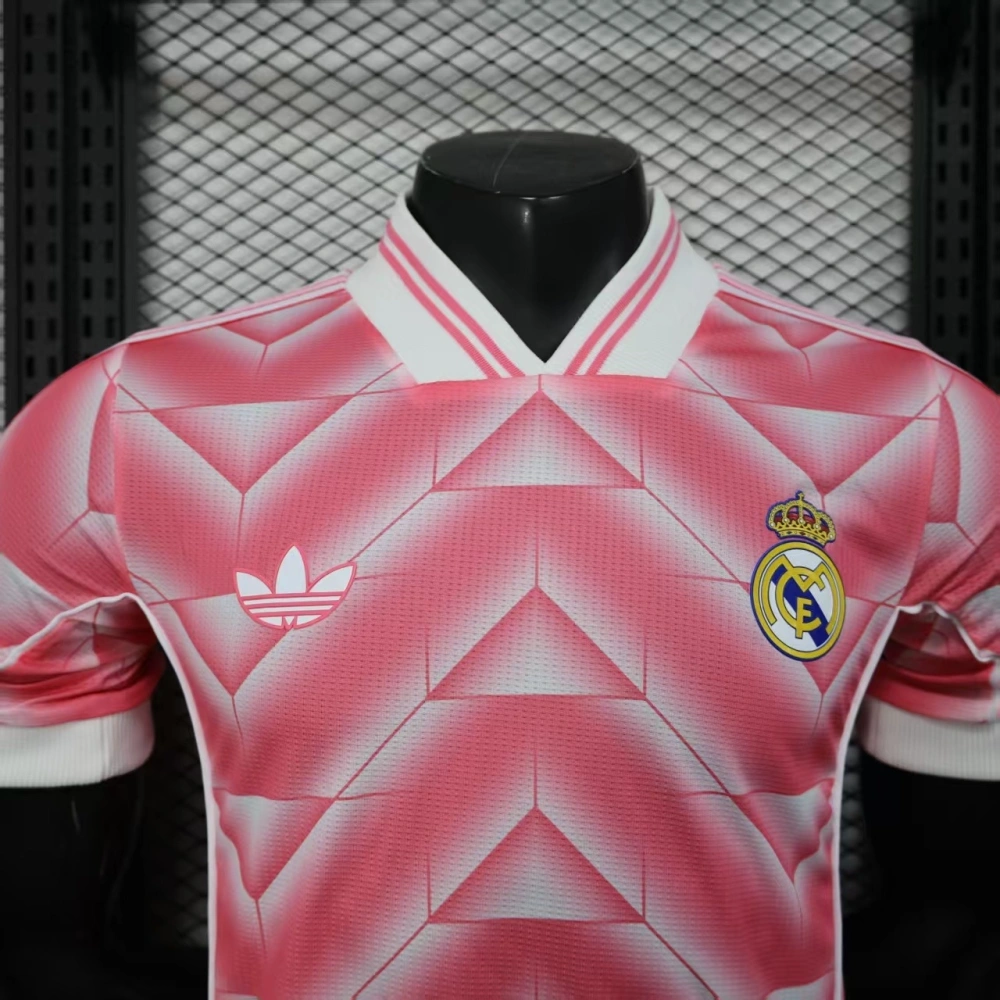 2025-26 Real Madrid Pink Special Edition Soccer jersey Player version - 图片 7