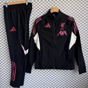 Liverpool Windbreaker With Pants Black 2025/26