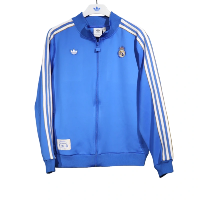 25-26 Real Madrid Training Kit (jacket+Pants) Blue - 图片 8