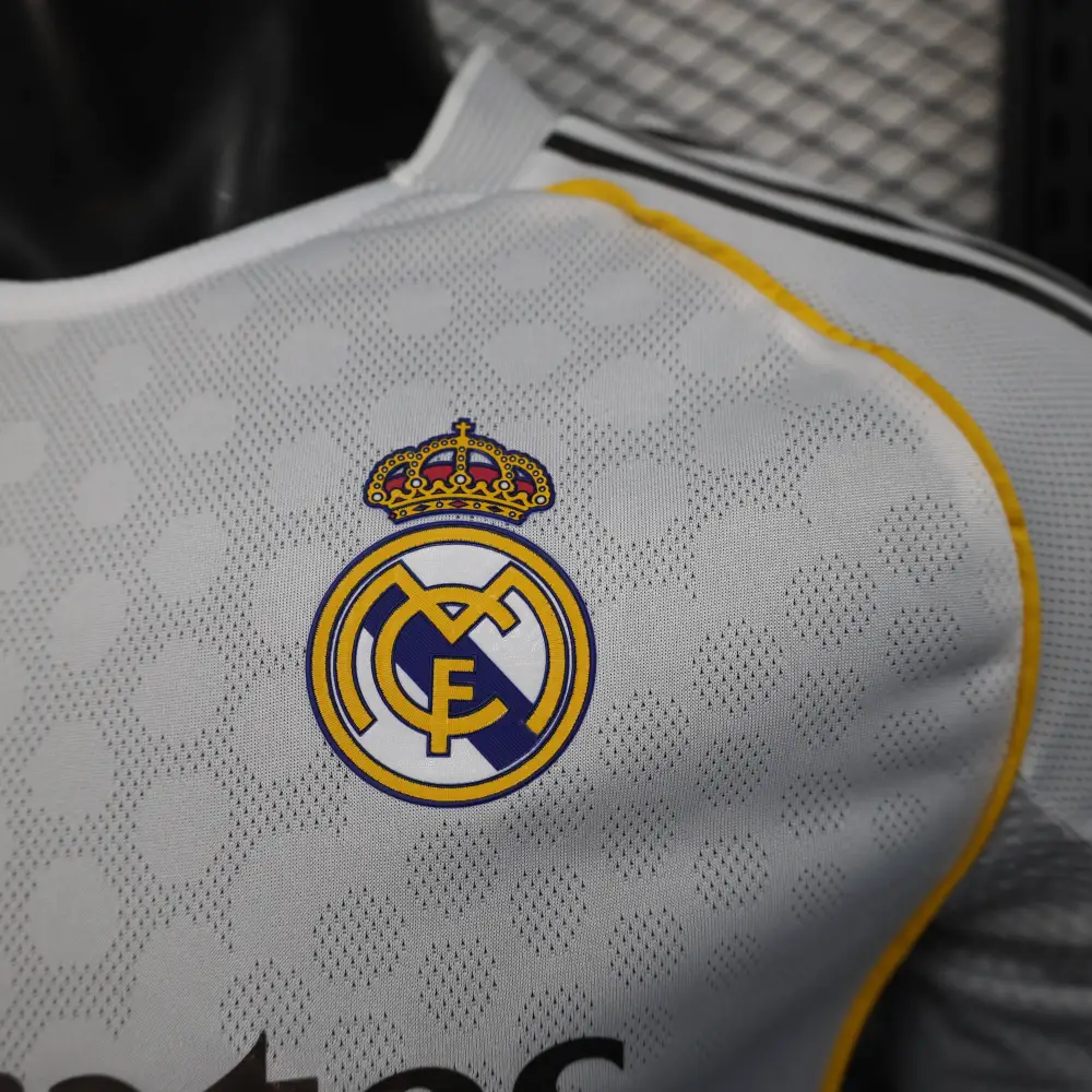 Real Madrid Home Soccer Jersey Player Version Shirt Long Sleeve 25-26 - 图片 6