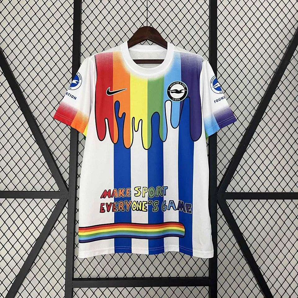 2023-24 Brighton & Hove Albion Rainbow Laces Pre-Match Jersey