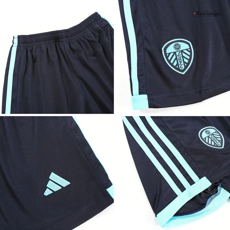 Kids Leeds United 2023-24 Away Kit Jersey+Shorts - 图片 3