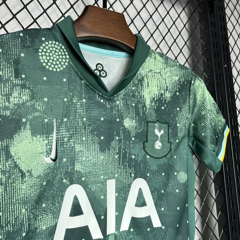 24-25 Tottenham Hotspur Third Kid Kits Youth Apparels Football Jersey - 图片 3