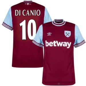 West Ham United Home Di Canio 10 Shirt 2024-2025 Fan version