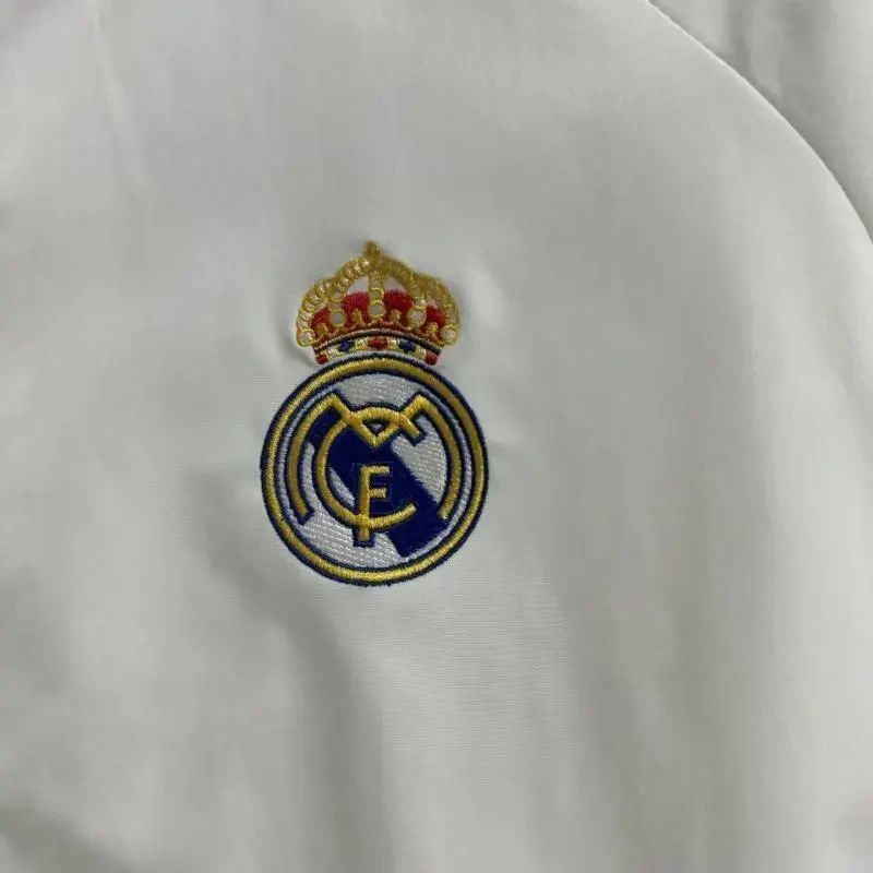 2025-26 Real Madrid Windbreaker lacket white - 图片 5