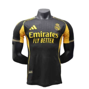 25-26 Real Madrid Black Gold Special Edition Player Version