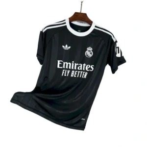 25-26 Real Madrid Black Goalkeeper Football Jersey