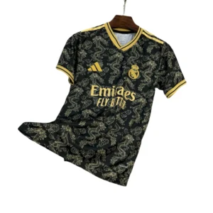 25-26 Real Madrid Gold Dragon Special Edition Jersey Fan Version