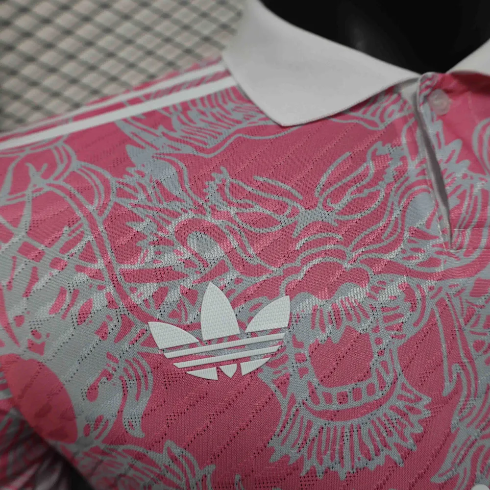 25-26 Real Madrid Pink Dragon Special Edition Kit Player Version Shirt - 图片 4