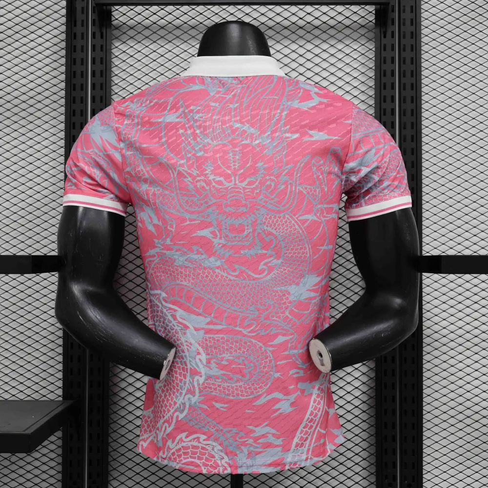 24-25 Real Madrid Players Special Edition Pink Football POPL Shirt - 图片 3
