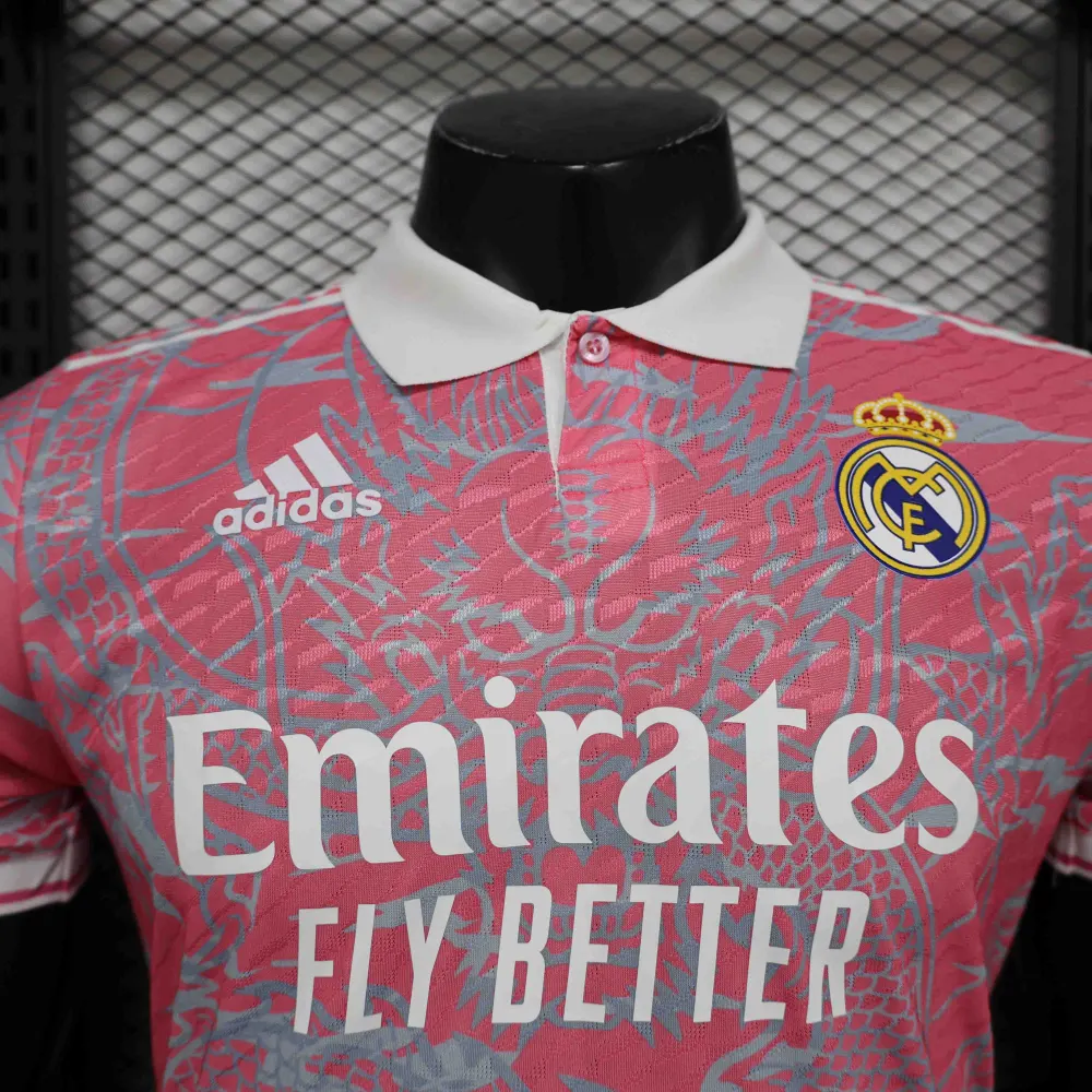 24-25 Real Madrid Players Special Edition Pink Football POPL Shirt - 图片 6