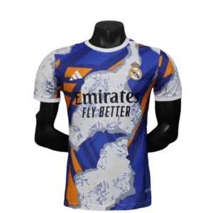 25-26 Real Madrid Blue Orange Special Edition Jersey Player Version