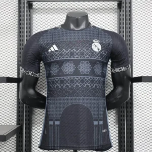 Real Madrid 24-25 Special Edition Black Mandala Player Version Shirt Sport
