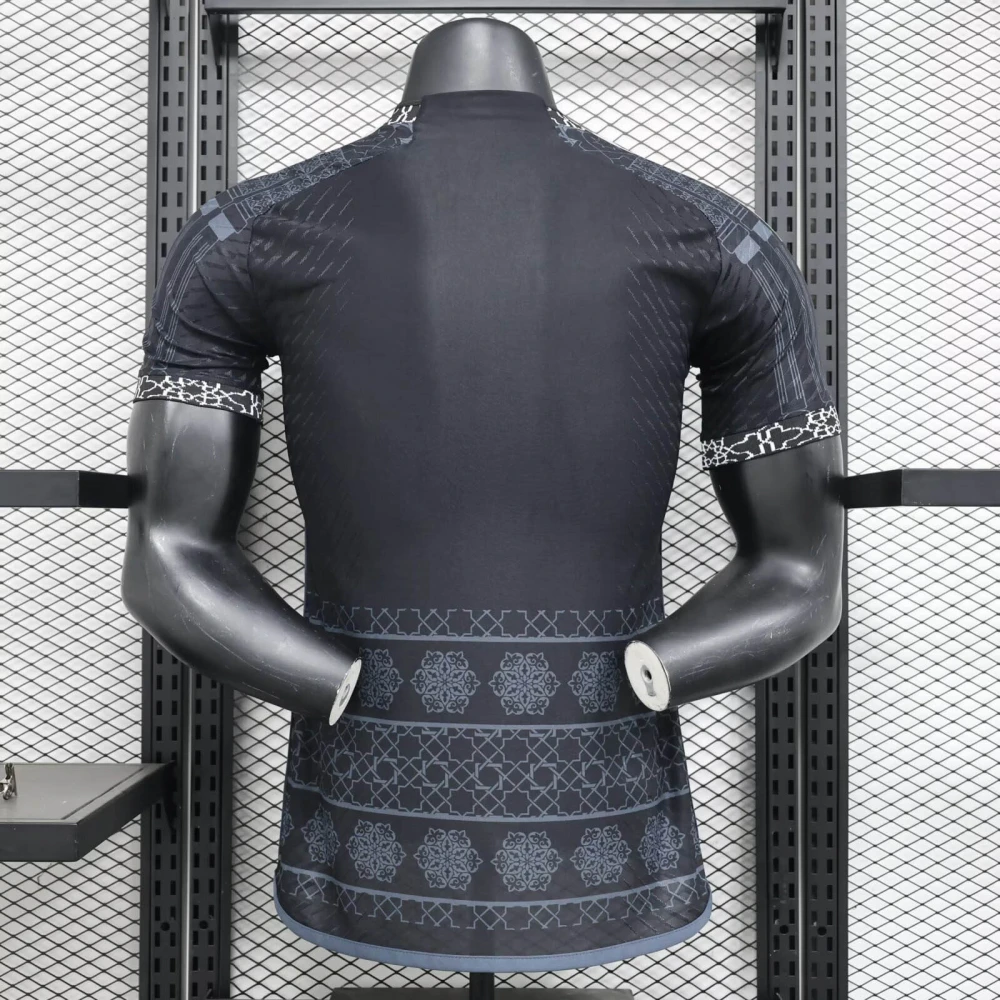 Real Madrid 24-25 Special Edition Black Mandala Player Version Shirt Sport - 图片 3
