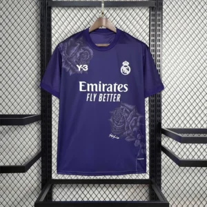 Y3 Real Madrid 24-25 Purple Shirt Football Jersey