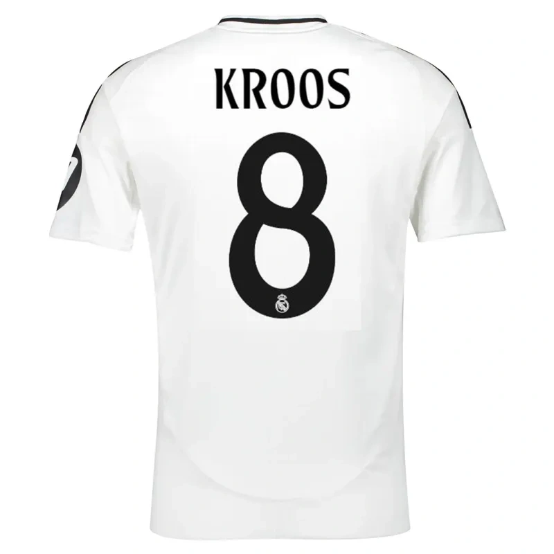 Real Madrid Home MBAPPÉ #9 KROOS #8 ARDA GÜLER #24 Jersey 2024-25 - 图片 8