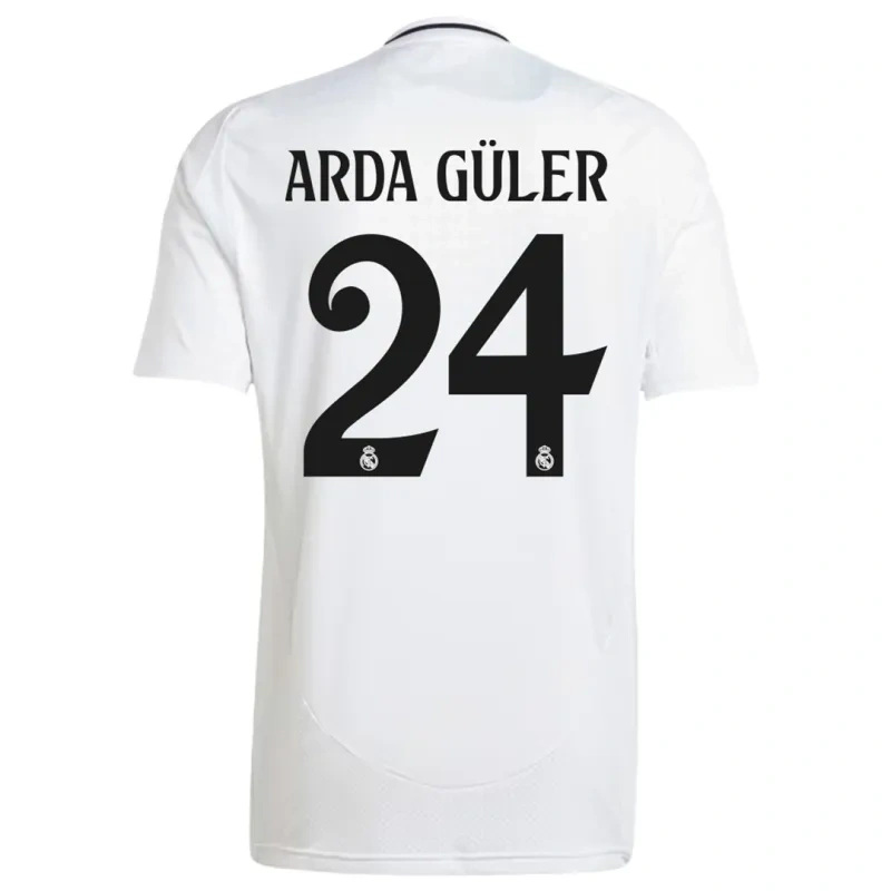Real Madrid Home MBAPPÉ #9 KROOS #8 ARDA GÜLER #24 Jersey 2024-25 - 图片 9