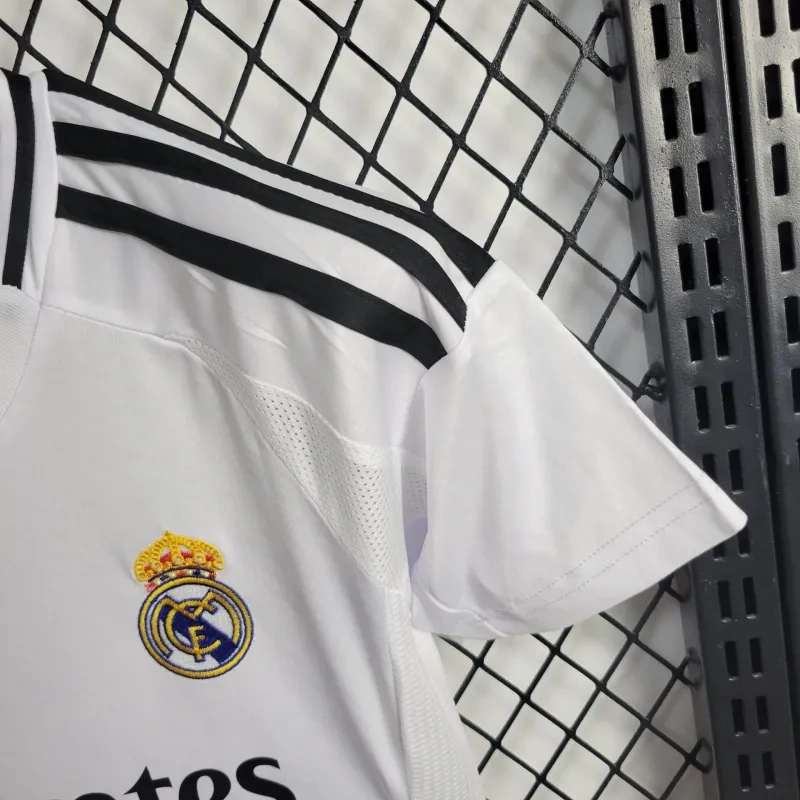 24-25 Real Madrid Home Kids Kit Jersey+Shorts - 图片 8