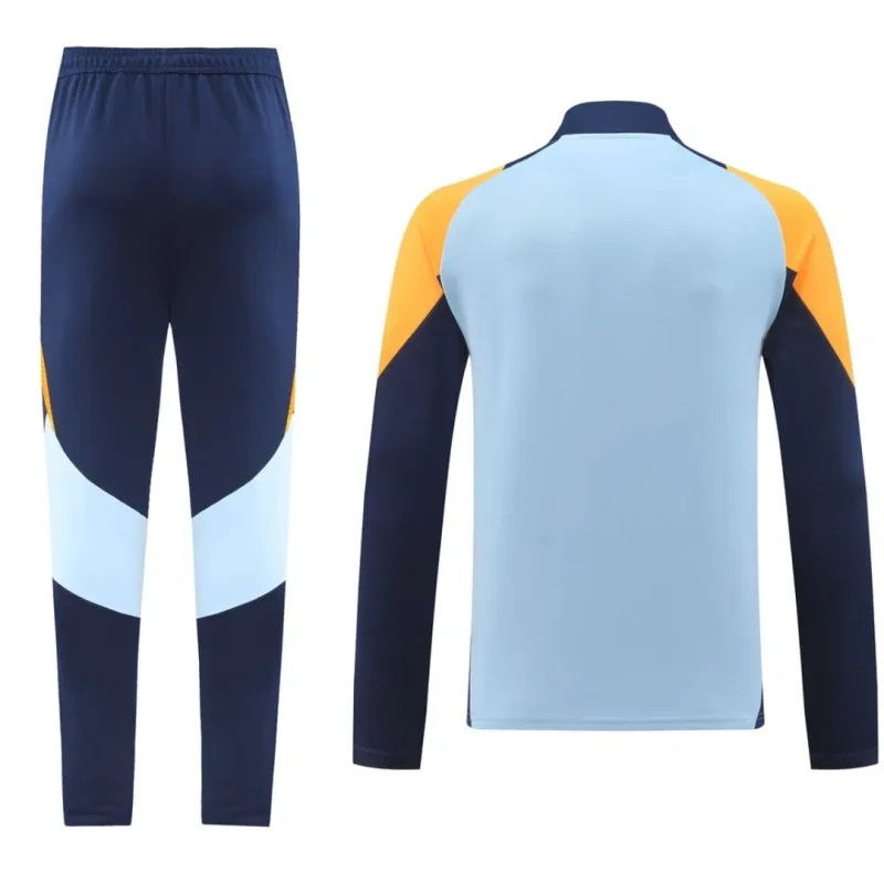 2024-25 Real Madrid Zipper Sweatshirt Kit(Top+Pants) - 图片 3
