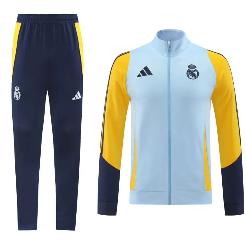 2024-25 Real Madrid Zipper Sweatshirt Kit(Top+Pants) - 图片 4
