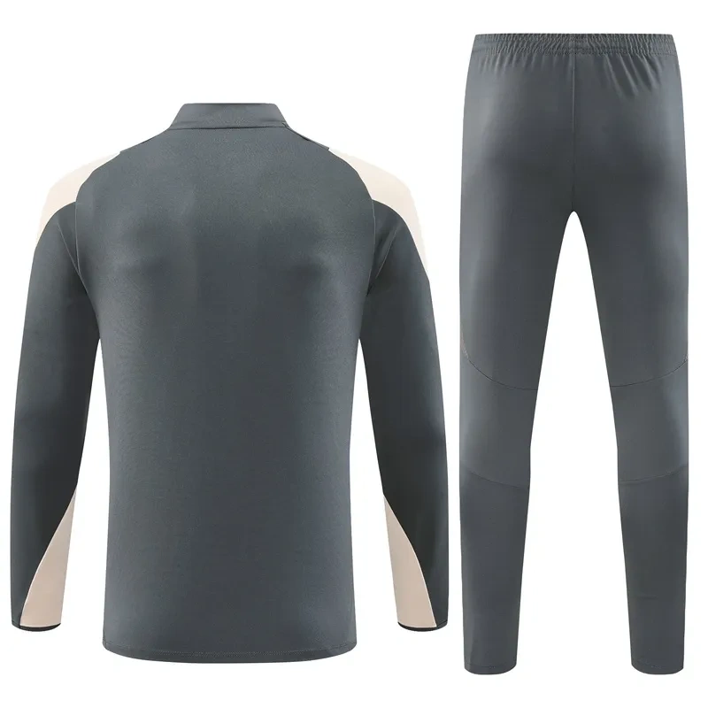 Real Madrid Zipper Sweatshirt Kit(Top+Pants) 2024-25 - 图片 4