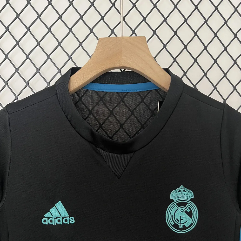 Real Madrid 17-18 Away Retro Kid Kits Youth Apparels Jersey - 图片 4