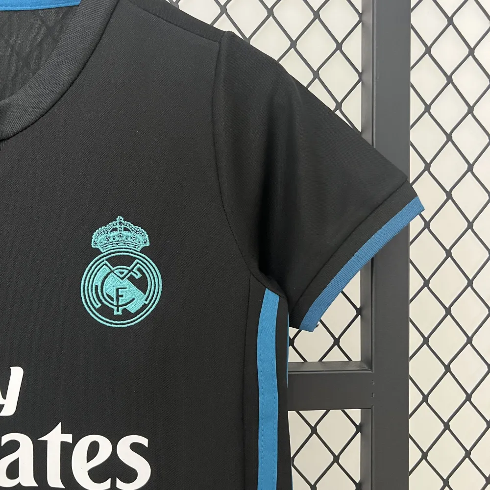 Real Madrid 17-18 Away Retro Kid Kits Youth Apparels Jersey - 图片 7