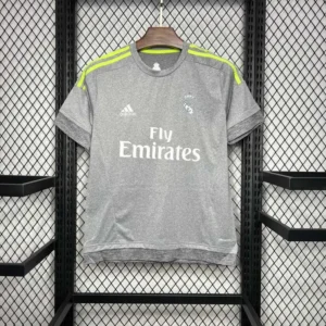 2015-16 Real Madrid Away Retro Jersey Grey